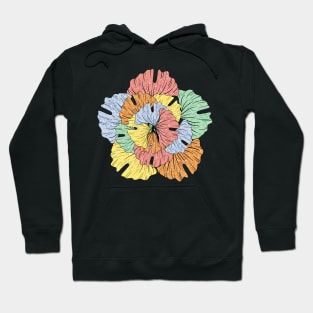 Ginkgo leaves flower Hoodie